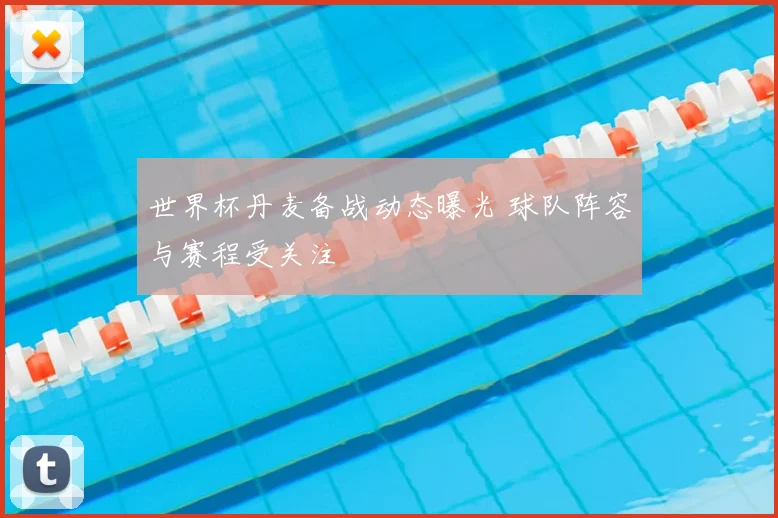 世界杯丹麦备战动态曝光 球队阵容与赛程受关注